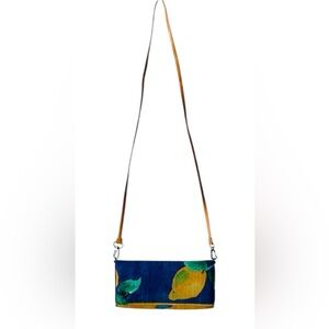Stylish Blue and Yellow Crossbody Bag
